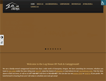 Tablet Screenshot of loghouservpark.com